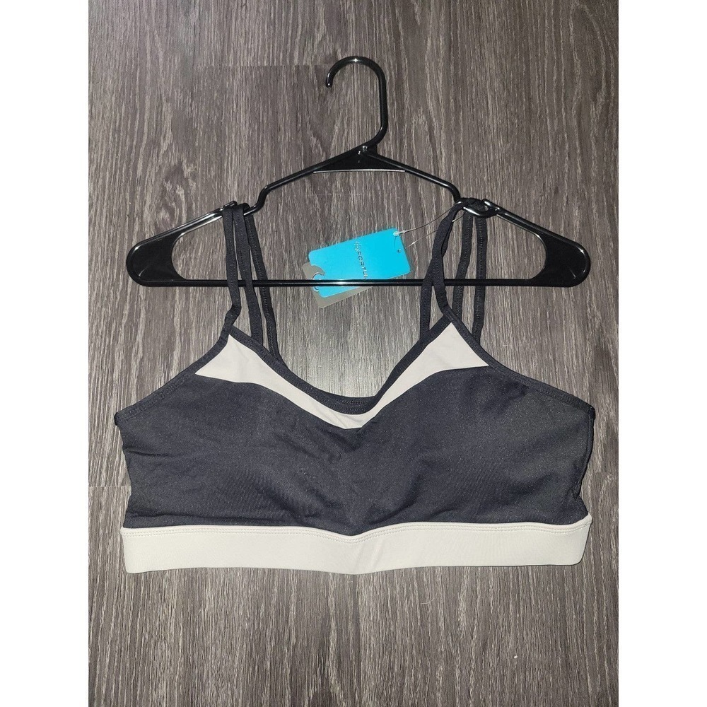 Nwt Black And Grey Sports bra XL